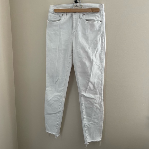 Madewell Denim - Madewell Skinny Highrise White Jeans